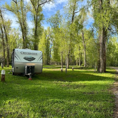 rio chama rv park greenery view