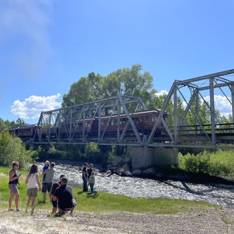 rio chama rv park train rails